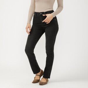 Isbister High Rise Straight Leg Luxe Stretch Jeans